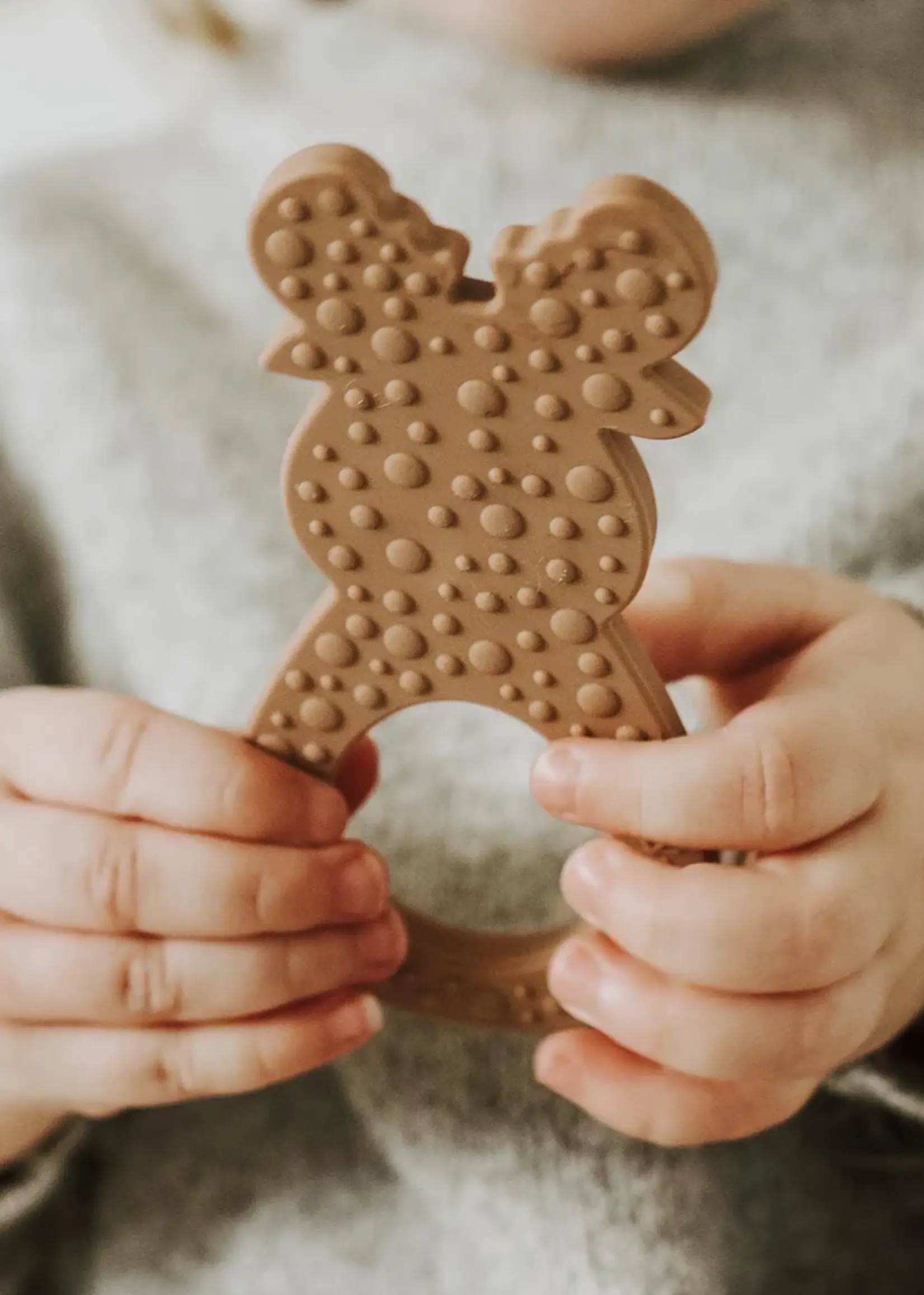 Little Cheeks MOOSE Teether & Clip