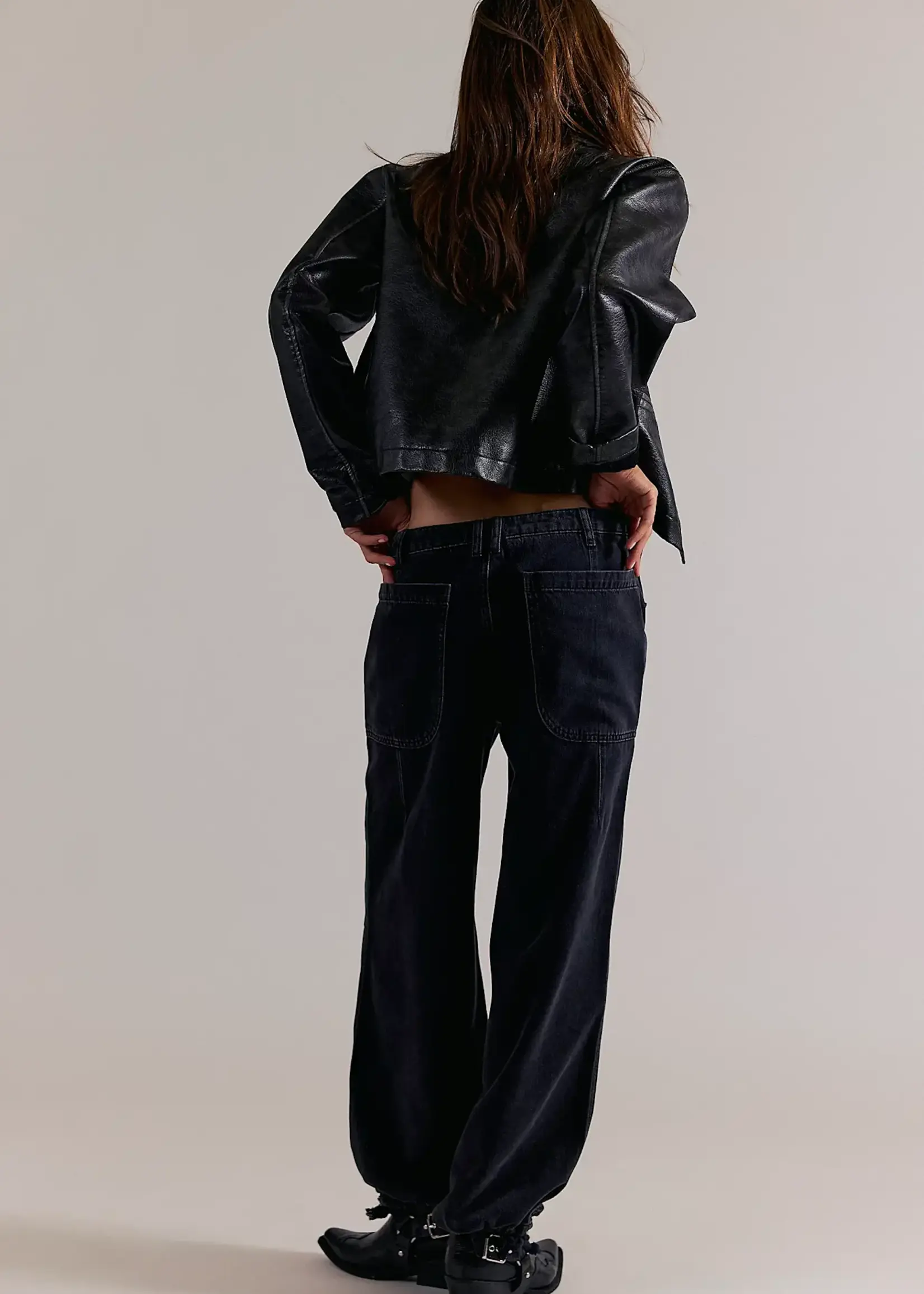 Free People Love Language Pull-On Jeans