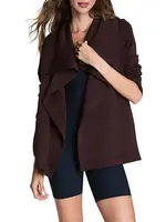 SPANX Truffle Brown Open Wrap Cardigan