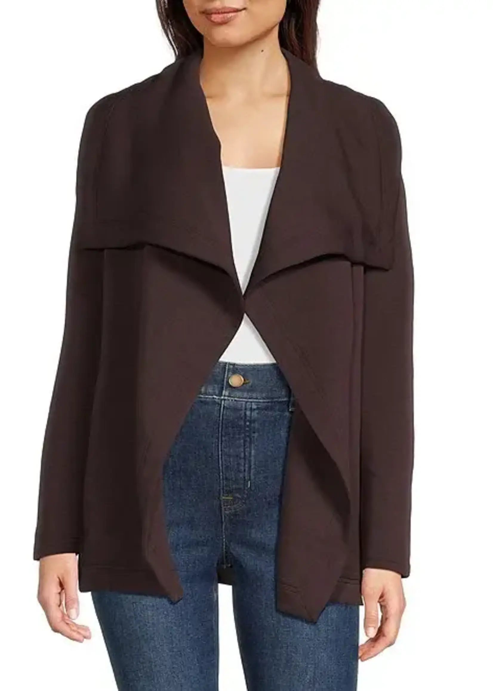 SPANX Truffle Brown Open Wrap Cardigan