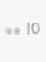 Hillberg & Berk Always on Hoop + Stud Gift Set