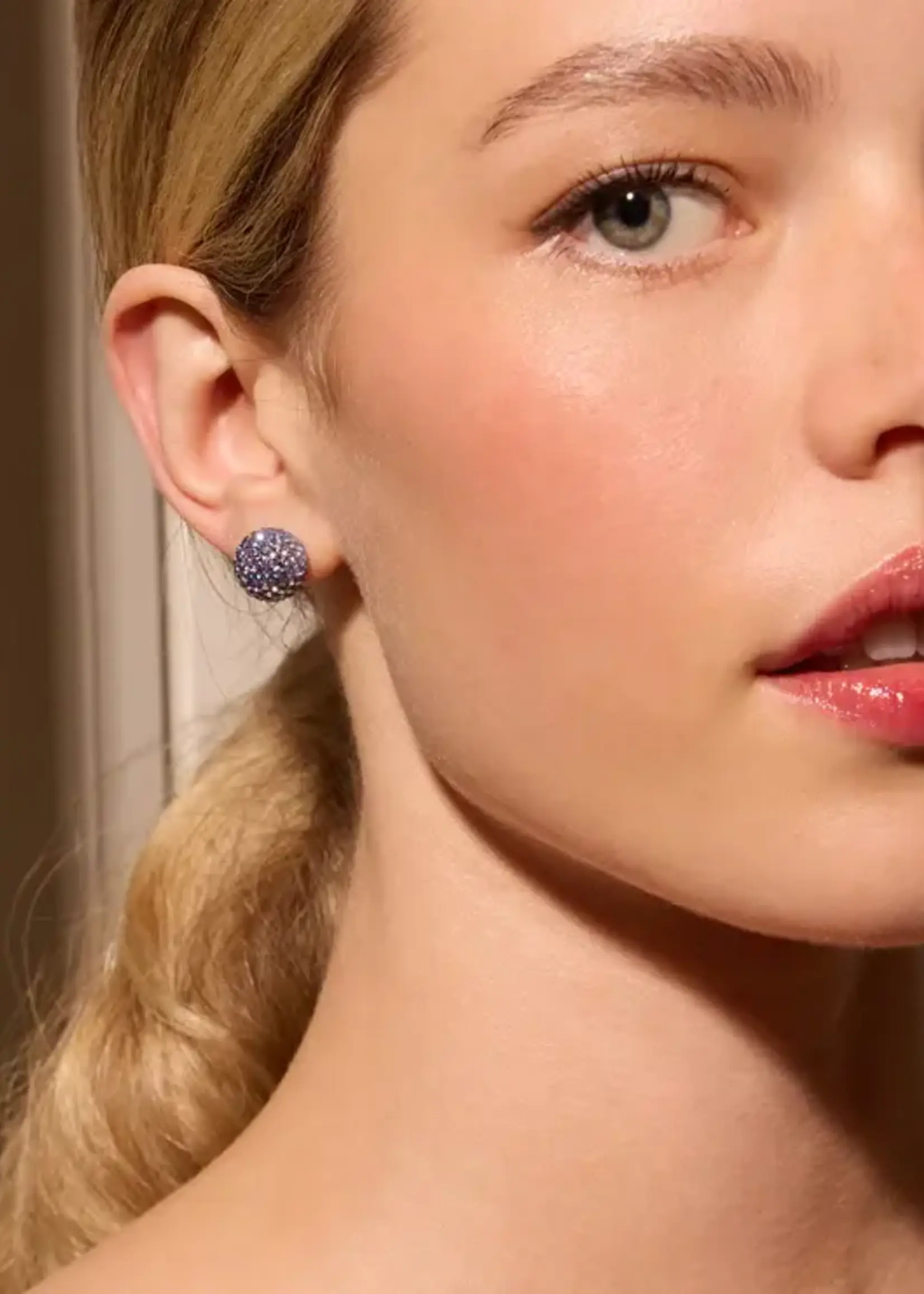 Hillberg & Berk Empress Sparkle Ball™ Stud Earrings