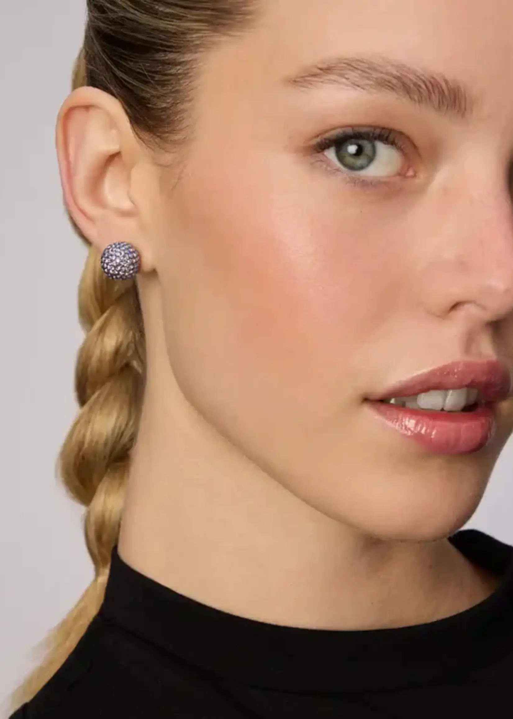 Hillberg & Berk Empress Sparkle Ball™ Stud Earrings