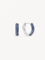 Hillberg & Berk Empress Always On Sparkle Hoop Earring