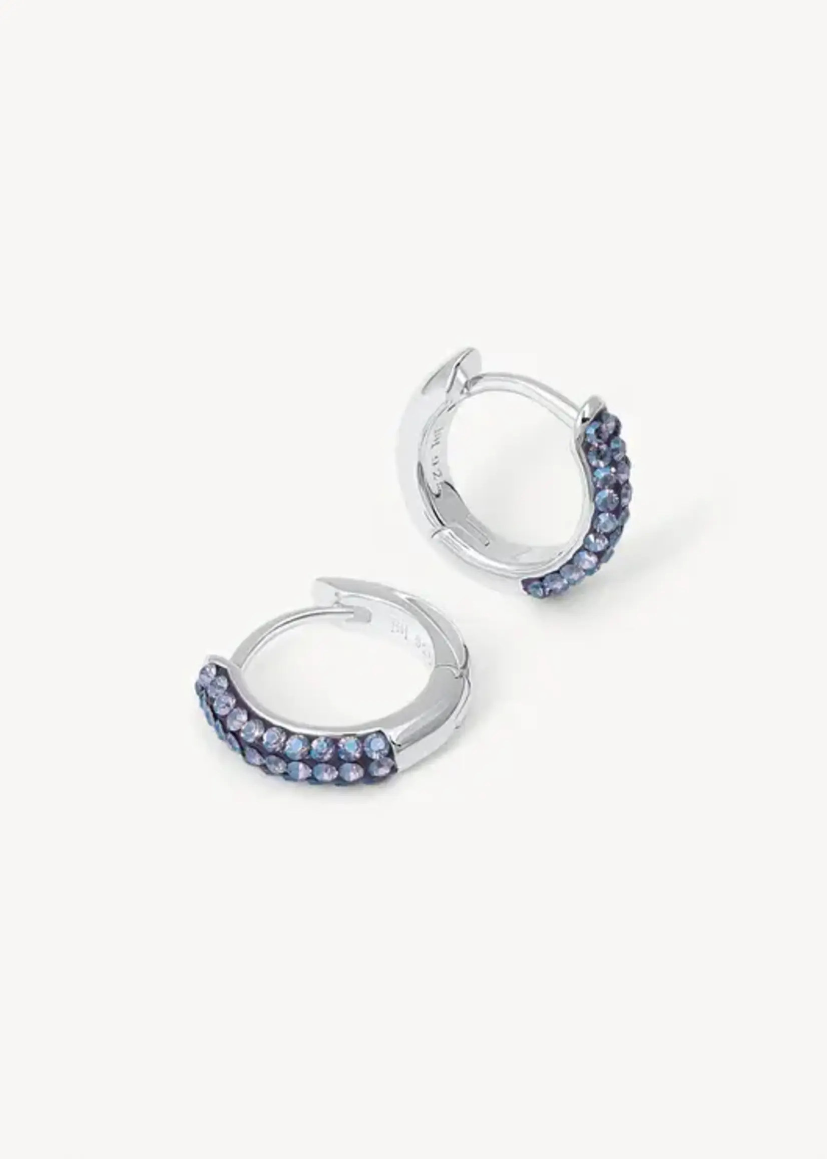 Hillberg & Berk Empress Always On Sparkle Hoop Earring