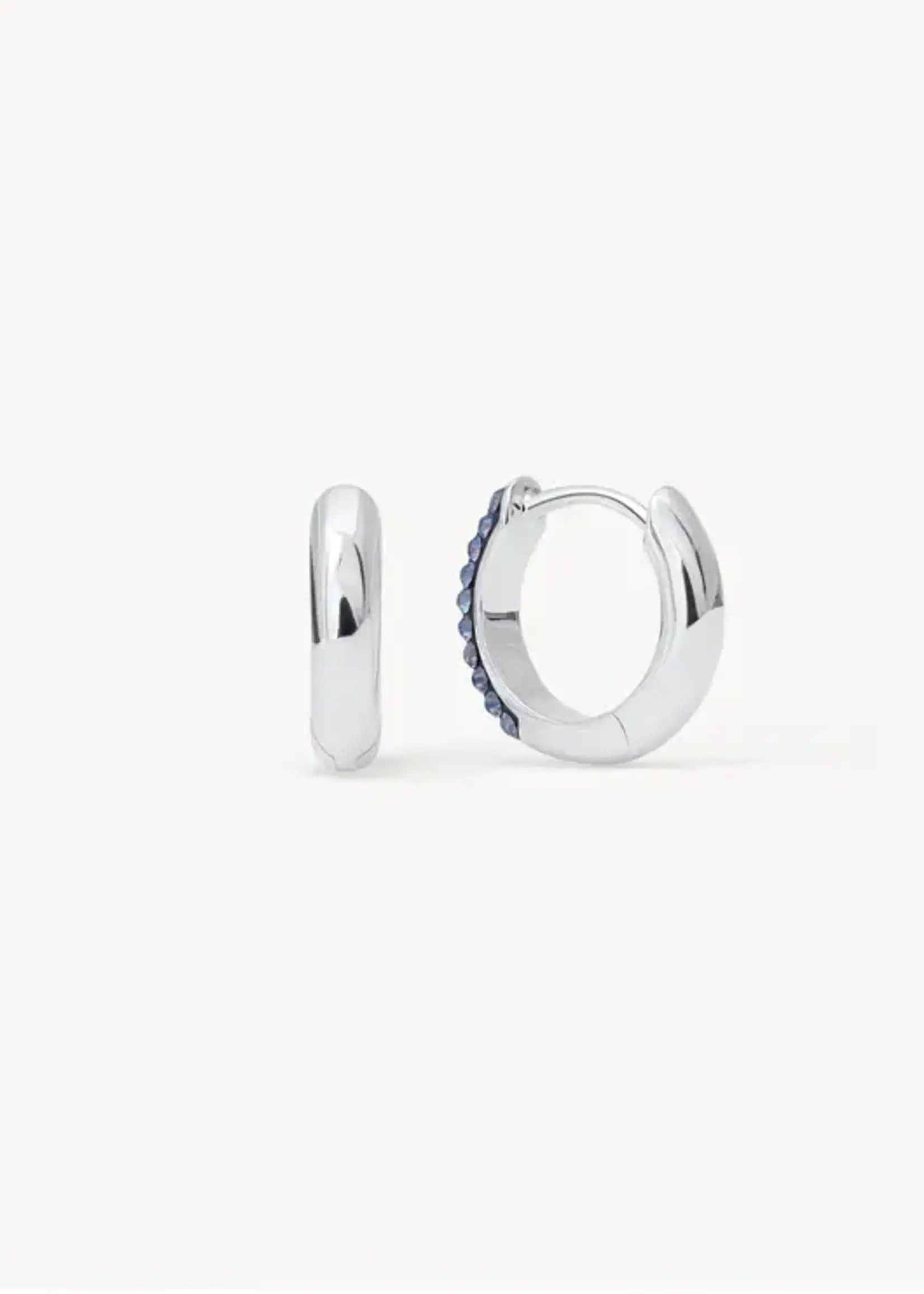 Hillberg & Berk Empress Always On Sparkle Hoop Earring