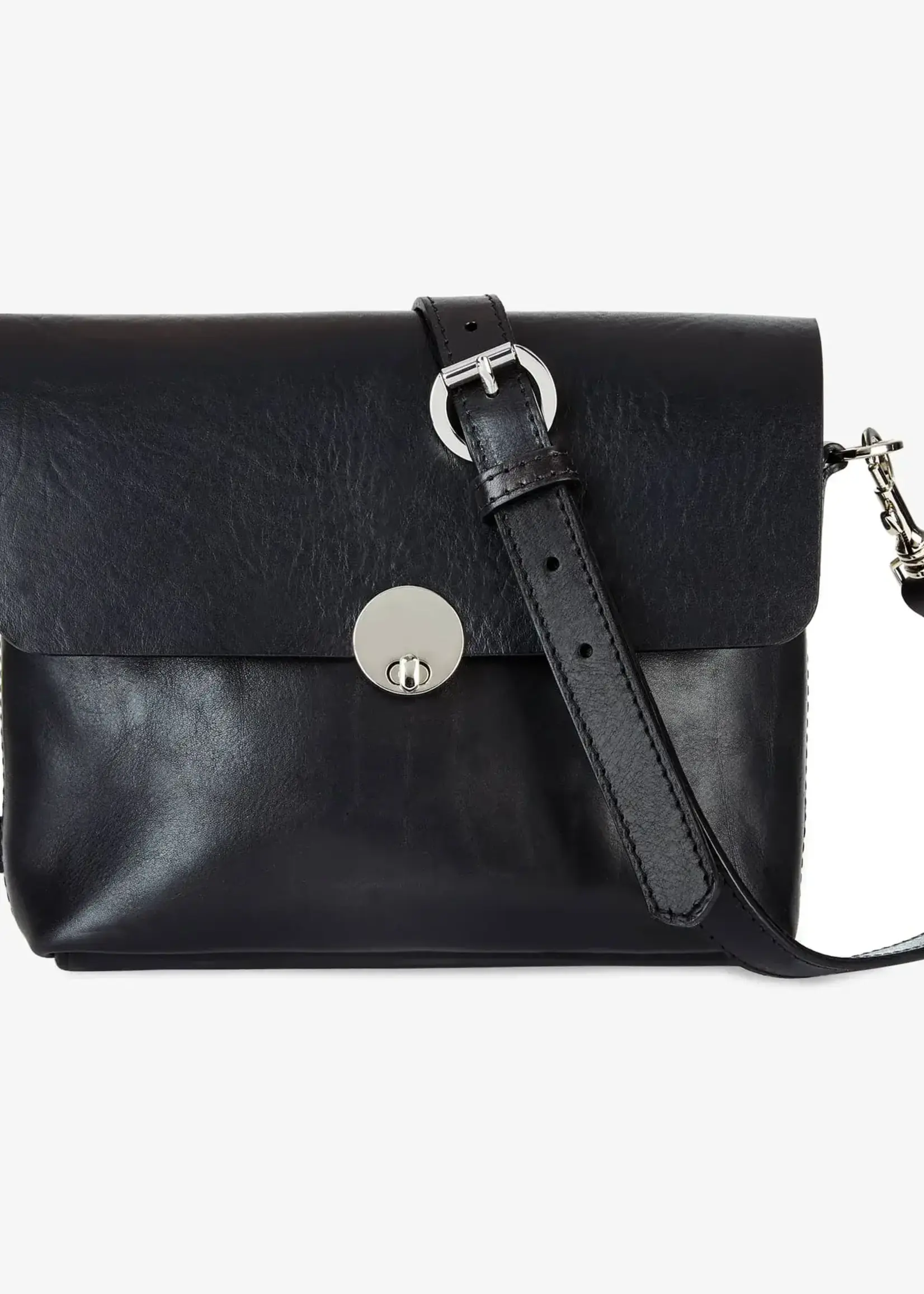 BRAVE Leather Kamiko Black Bridle Crossbody