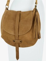 BRAVE Leather Darya Olivetta Suede Hobo Bag