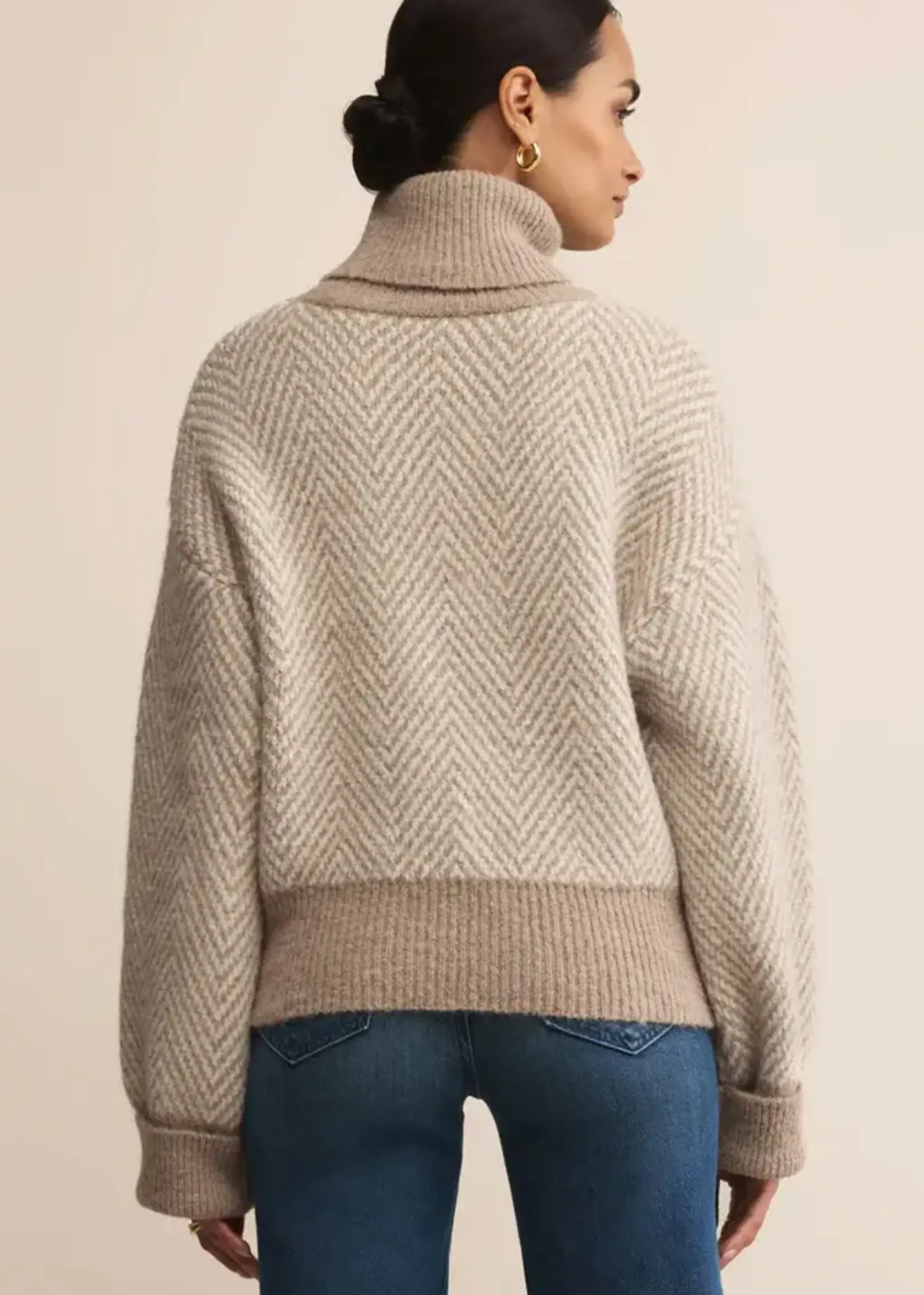 Z SUPPLY Balkan Funnel Neck Sweater