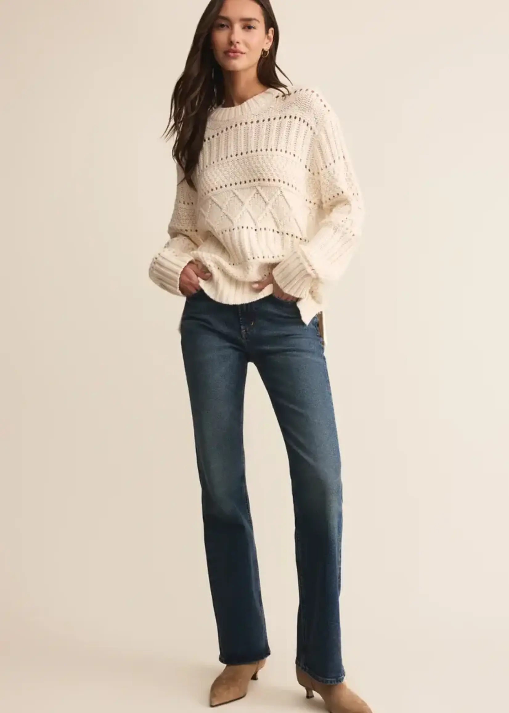 Z SUPPLY Cento Cable Sweater