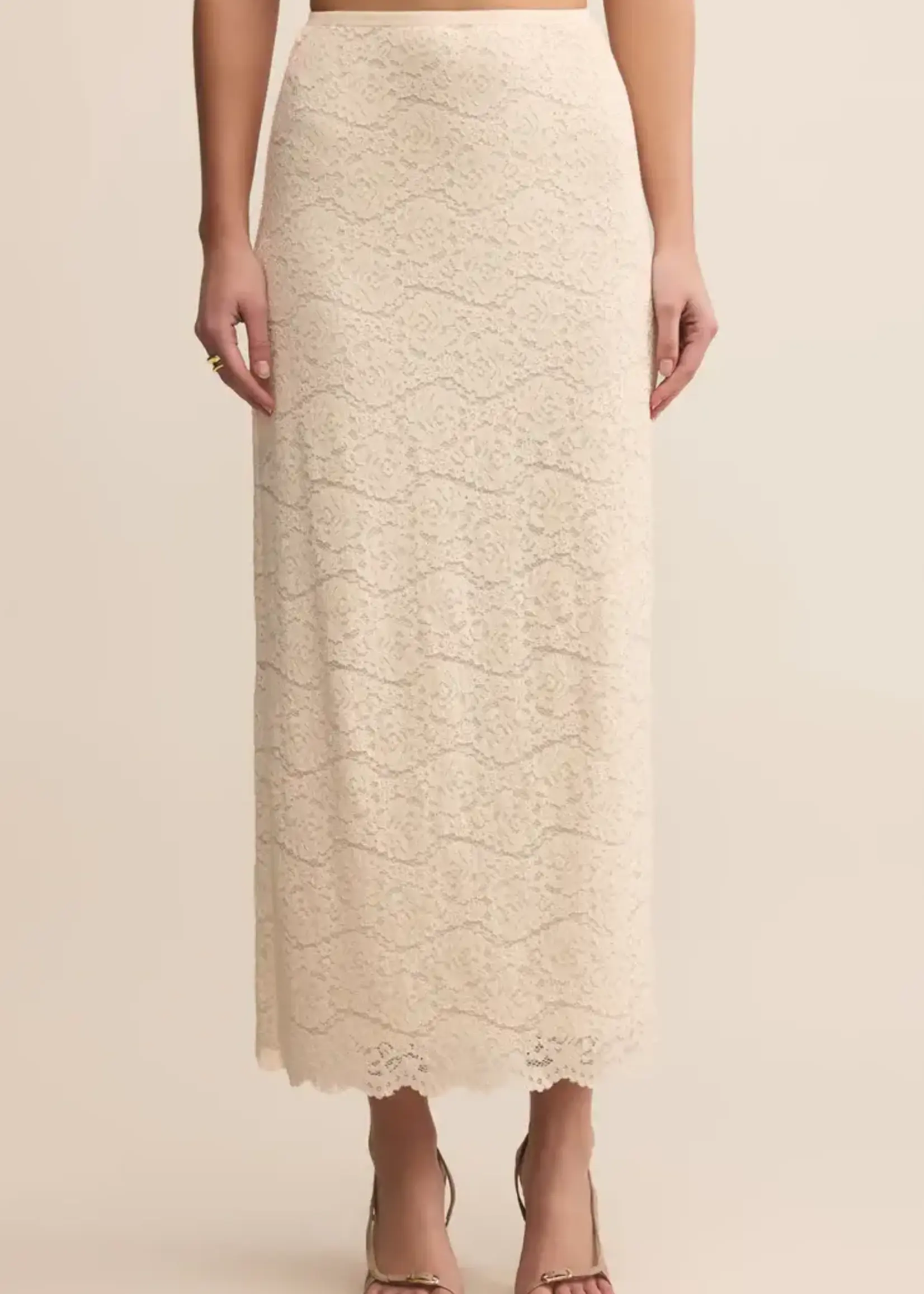 Z SUPPLY Via Lace Midi Skirt