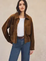 Z SUPPLY Heritage Faux Suede Jacket
