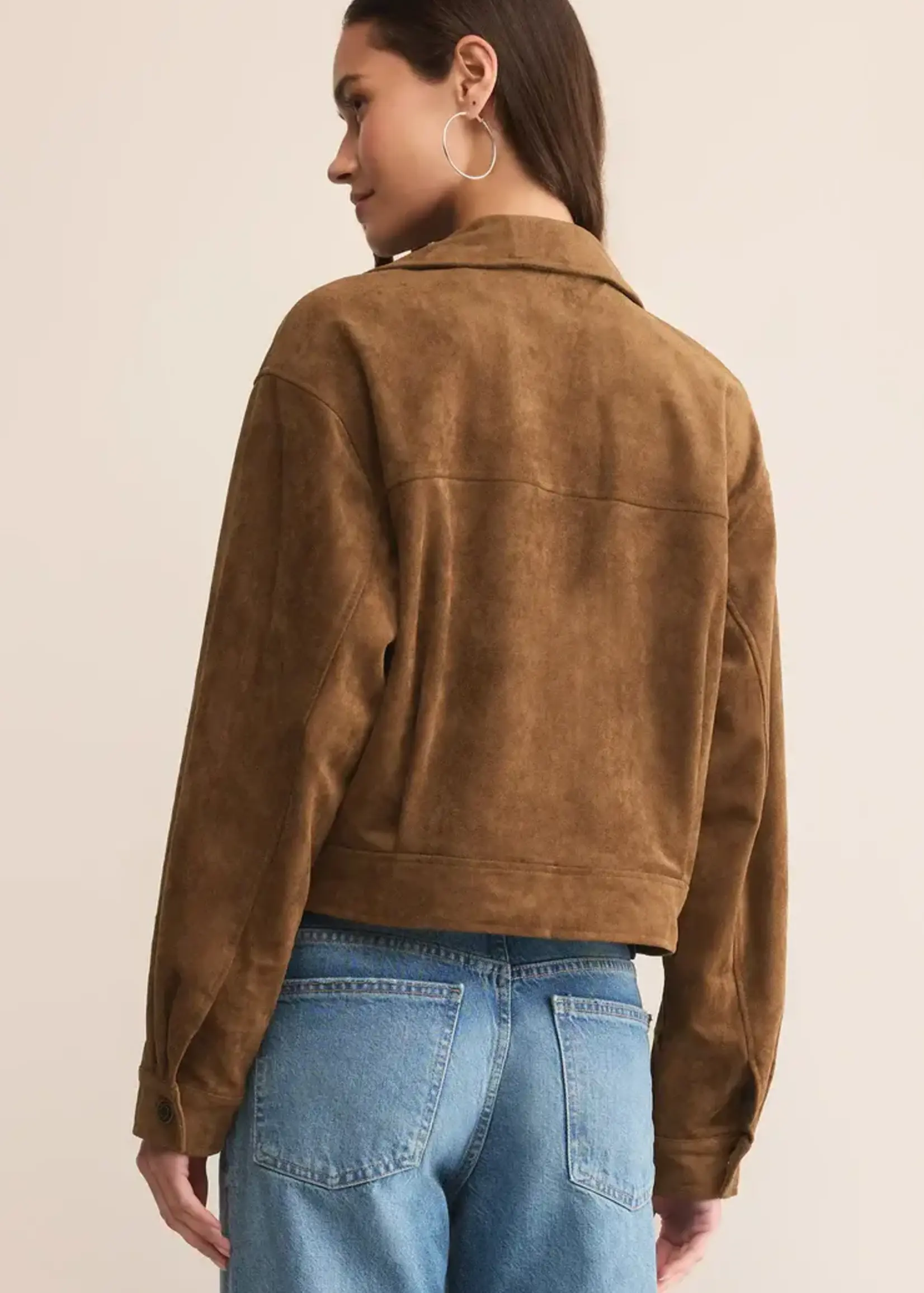 Z SUPPLY Heritage Faux Suede Jacket