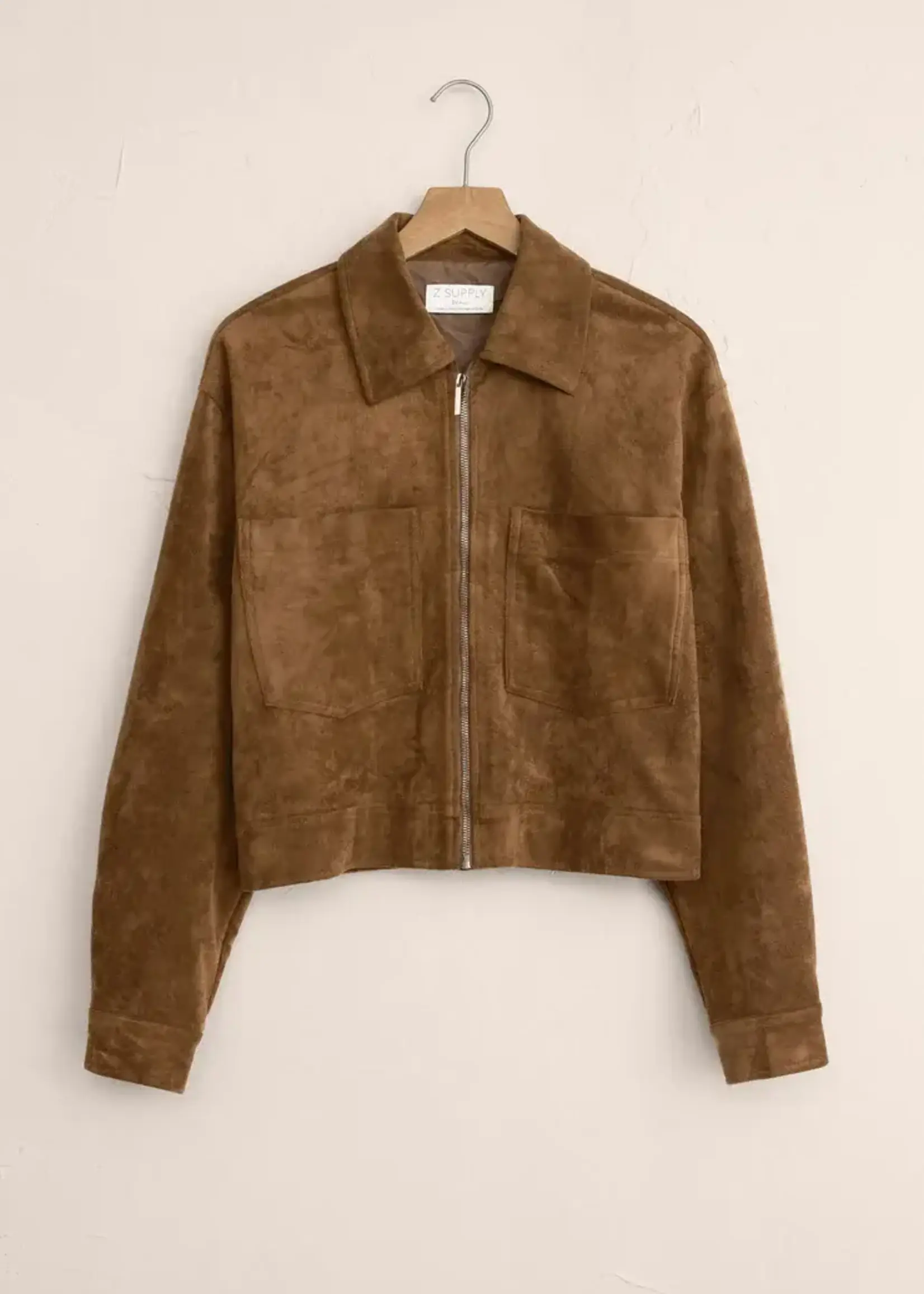 Z SUPPLY Heritage Faux Suede Jacket