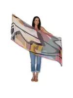 The Artist Label Chaos Rhythm Viscose-Modal Scarf