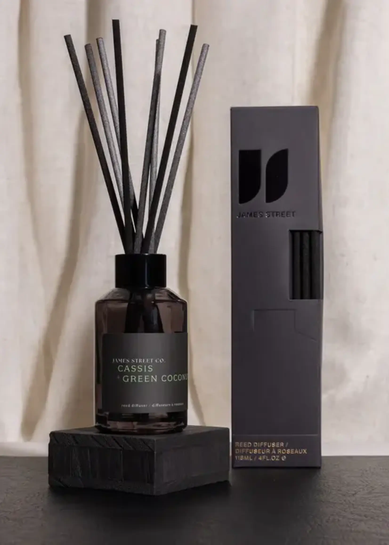 James Street Co. CASSIS + GREEN COCONUT Reed Diffuser