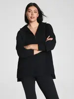 SPANX Very Black AirEssentials Brushed Half Zip Tunic