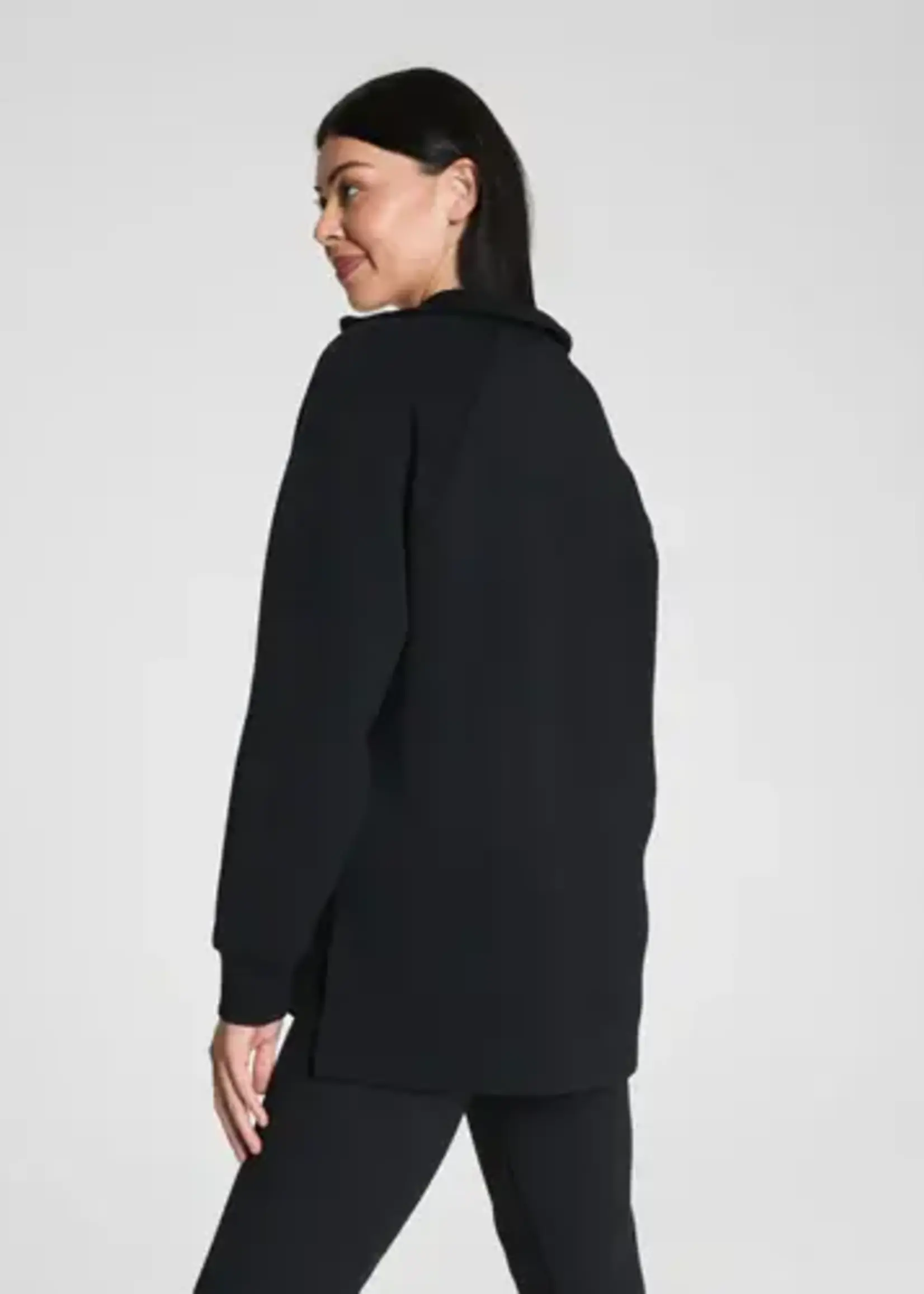 Very Black AirEssentials Brushed Half Zip Tunic