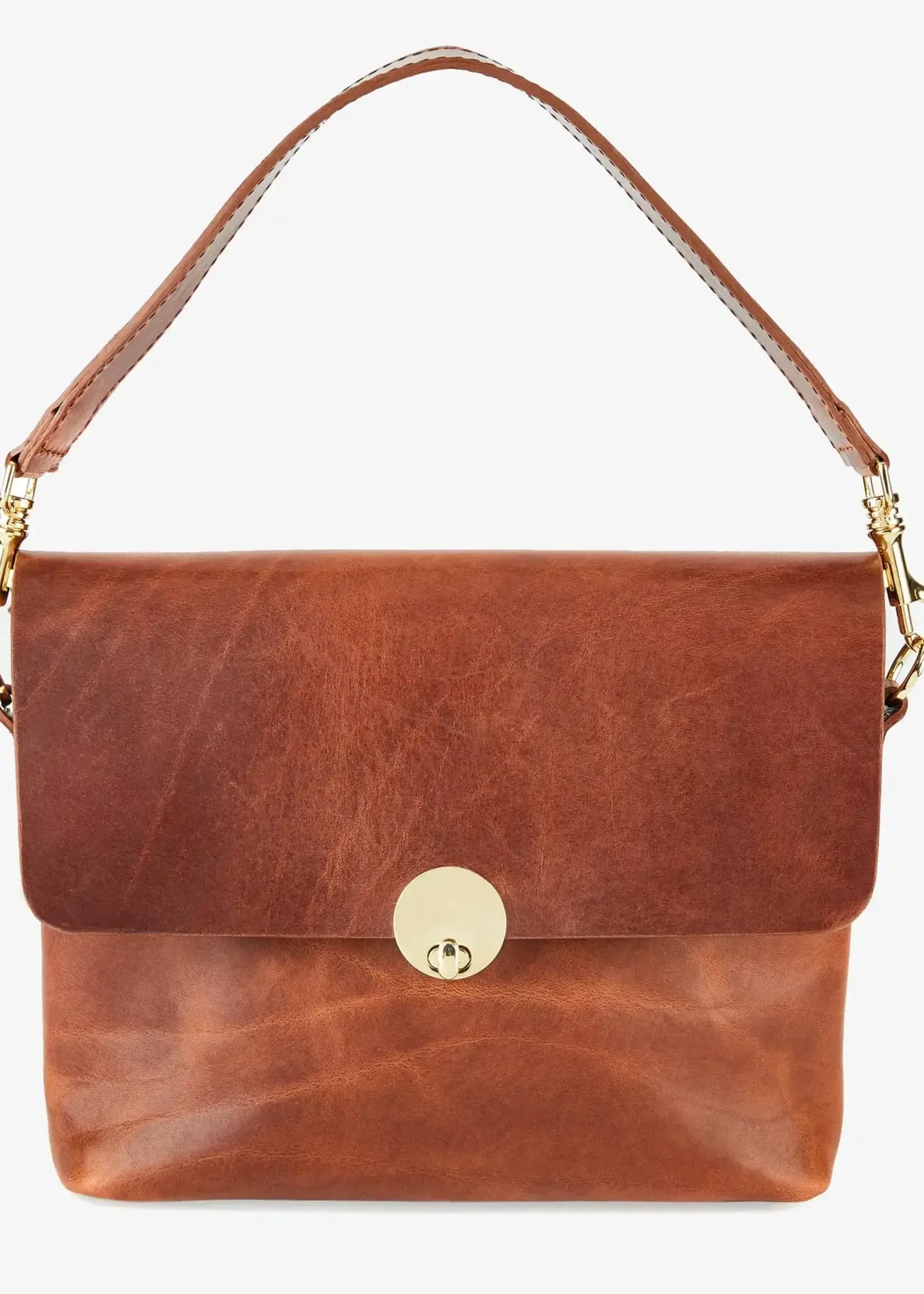 BRAVE Leather Kamiko Brandy Bridle Crossbody