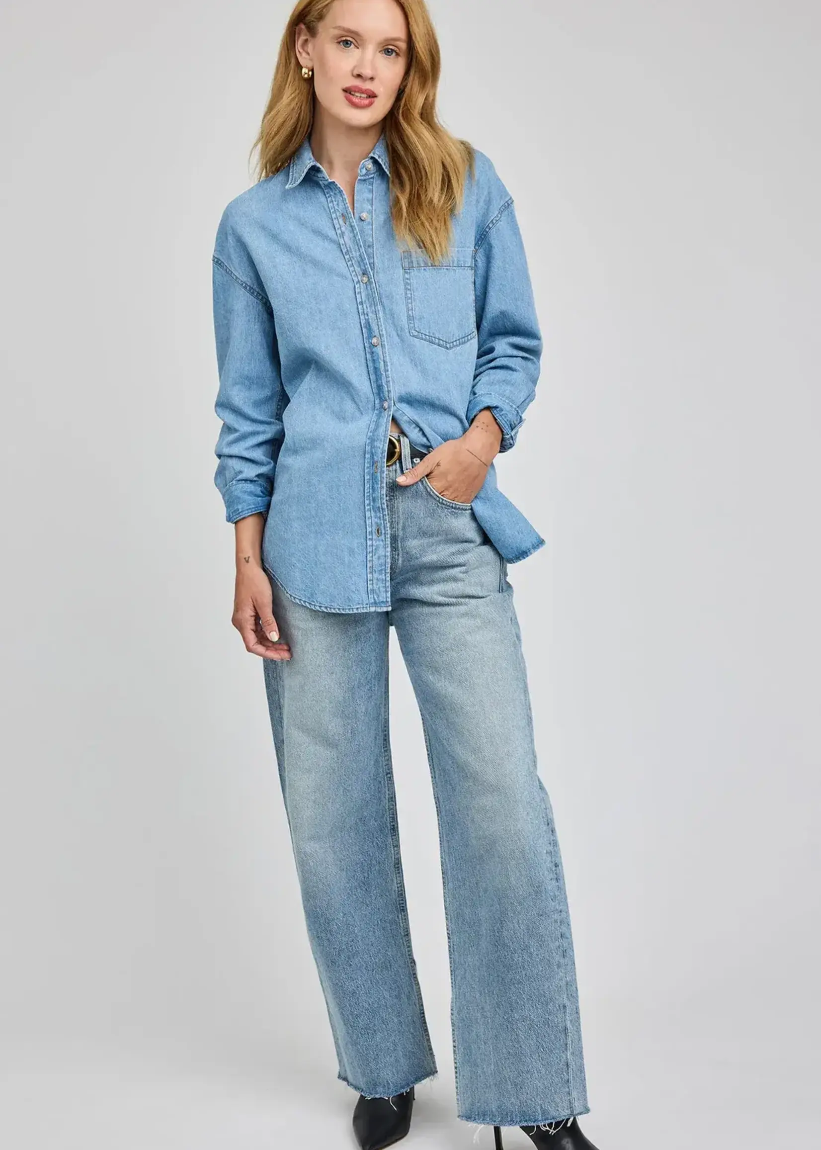 Gentle Fawn Whitney Denim Button Down Shirt