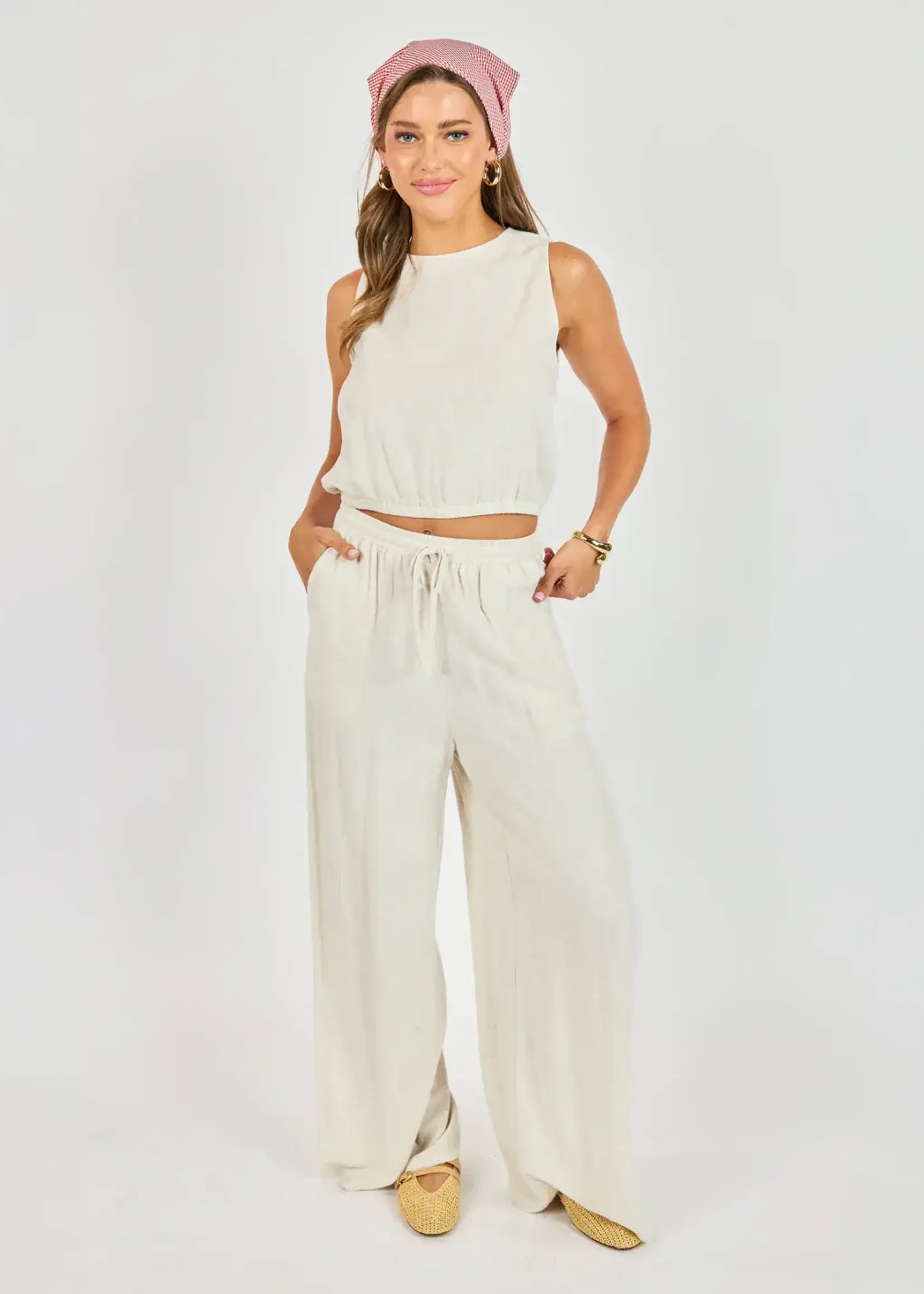 Sadie & Sage Sugarloaf Elastic Waist Pant
