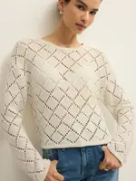 Z SUPPLY Hullen Crochet Sweater