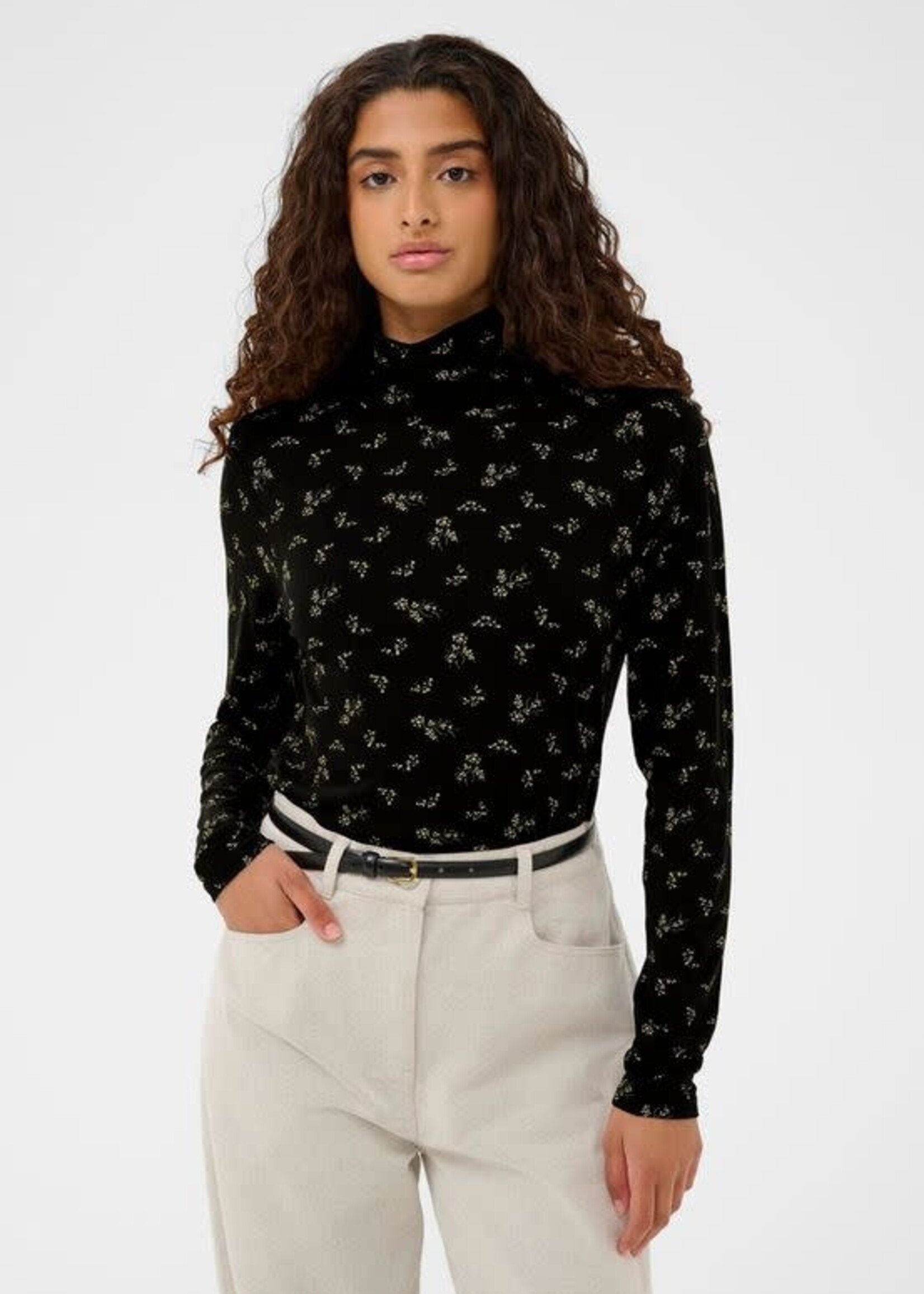 Soaked in Luxury Hanadi Printed Rollneck