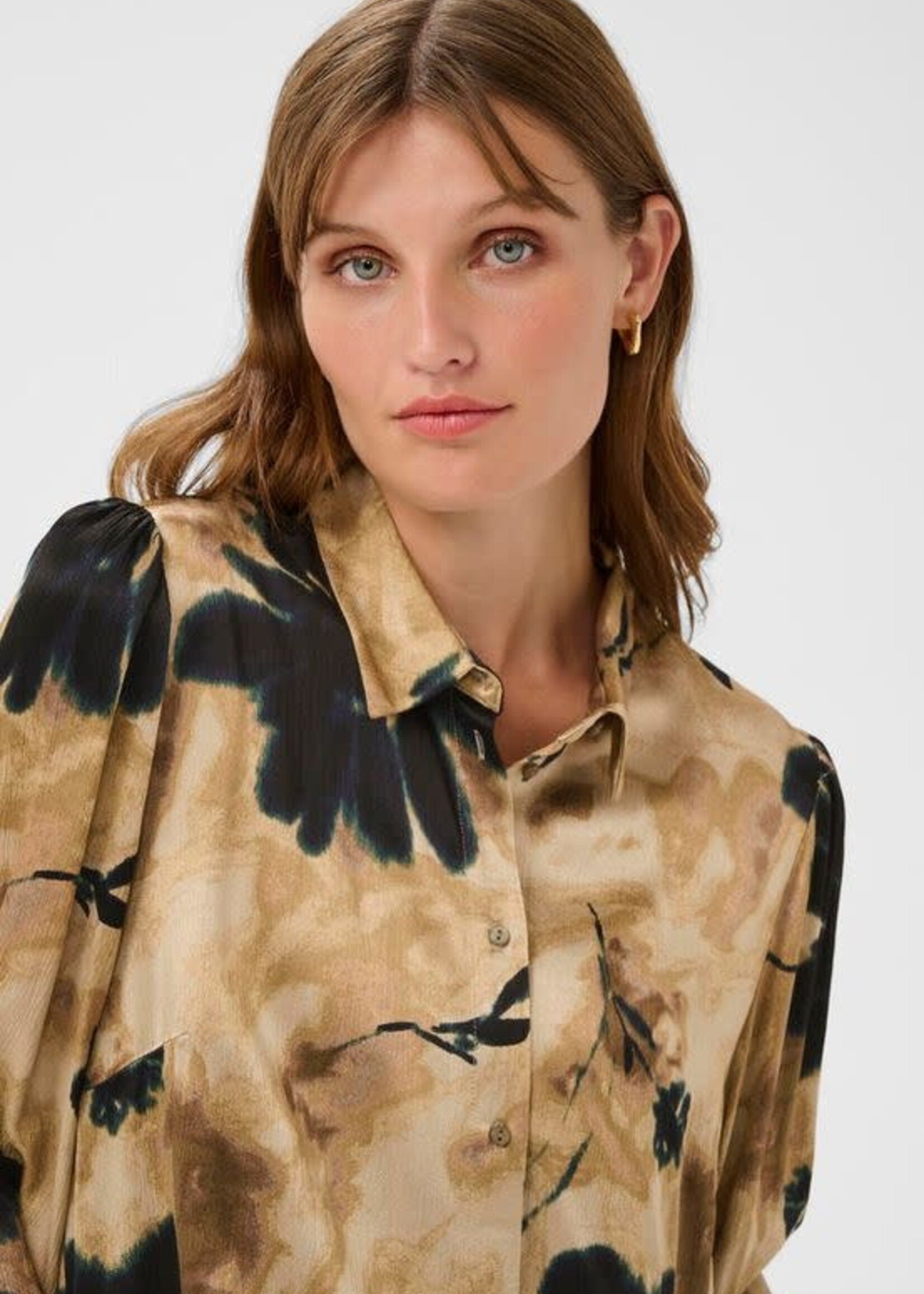 Soaked in Luxury Riyan Paris Print Shirt
