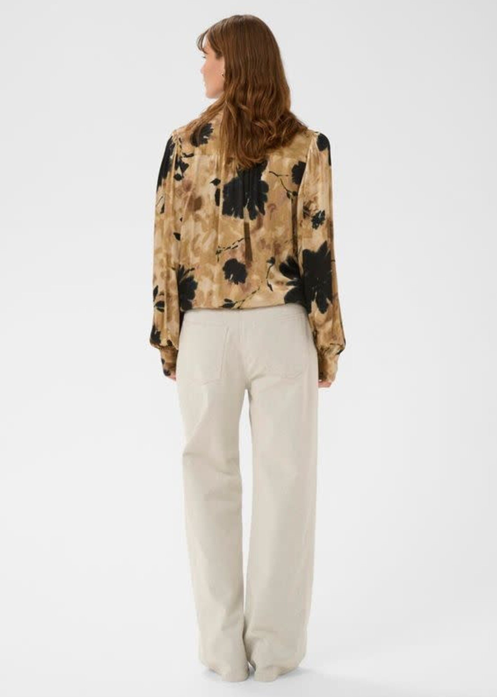 Soaked in Luxury Riyan Paris Print Shirt