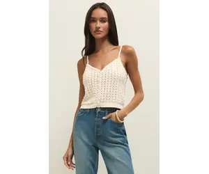 新作サルセーション　Back Pleat Tank Top Sun Seeker Twill Cropped Tank – Z SUPPLY