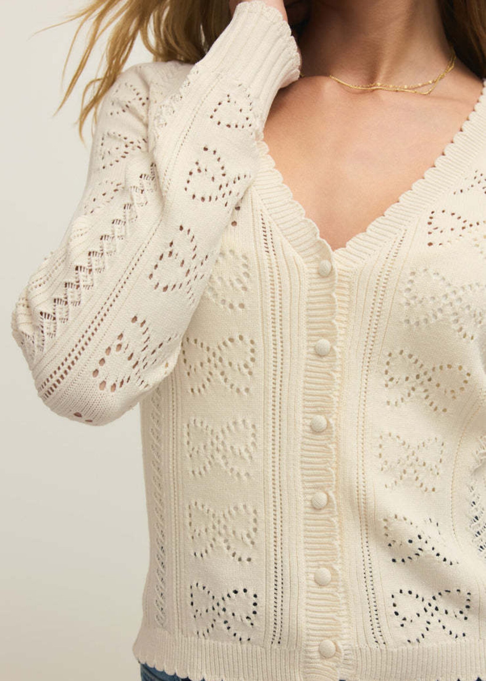 Z SUPPLY Gema Pointelle Cardigan