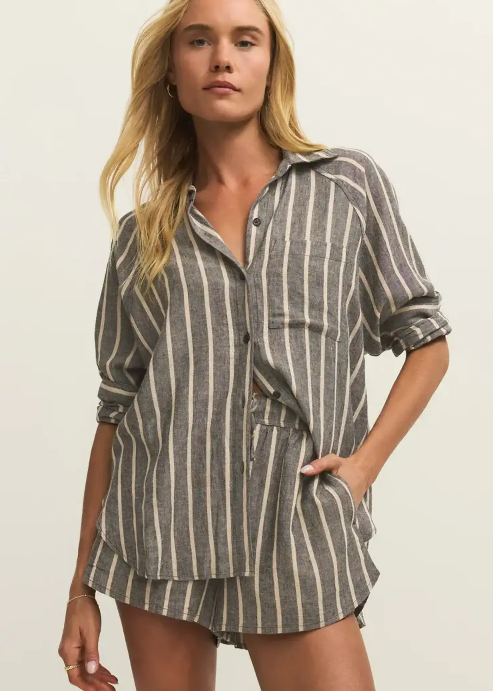 Z SUPPLY The Perfect Linen Top