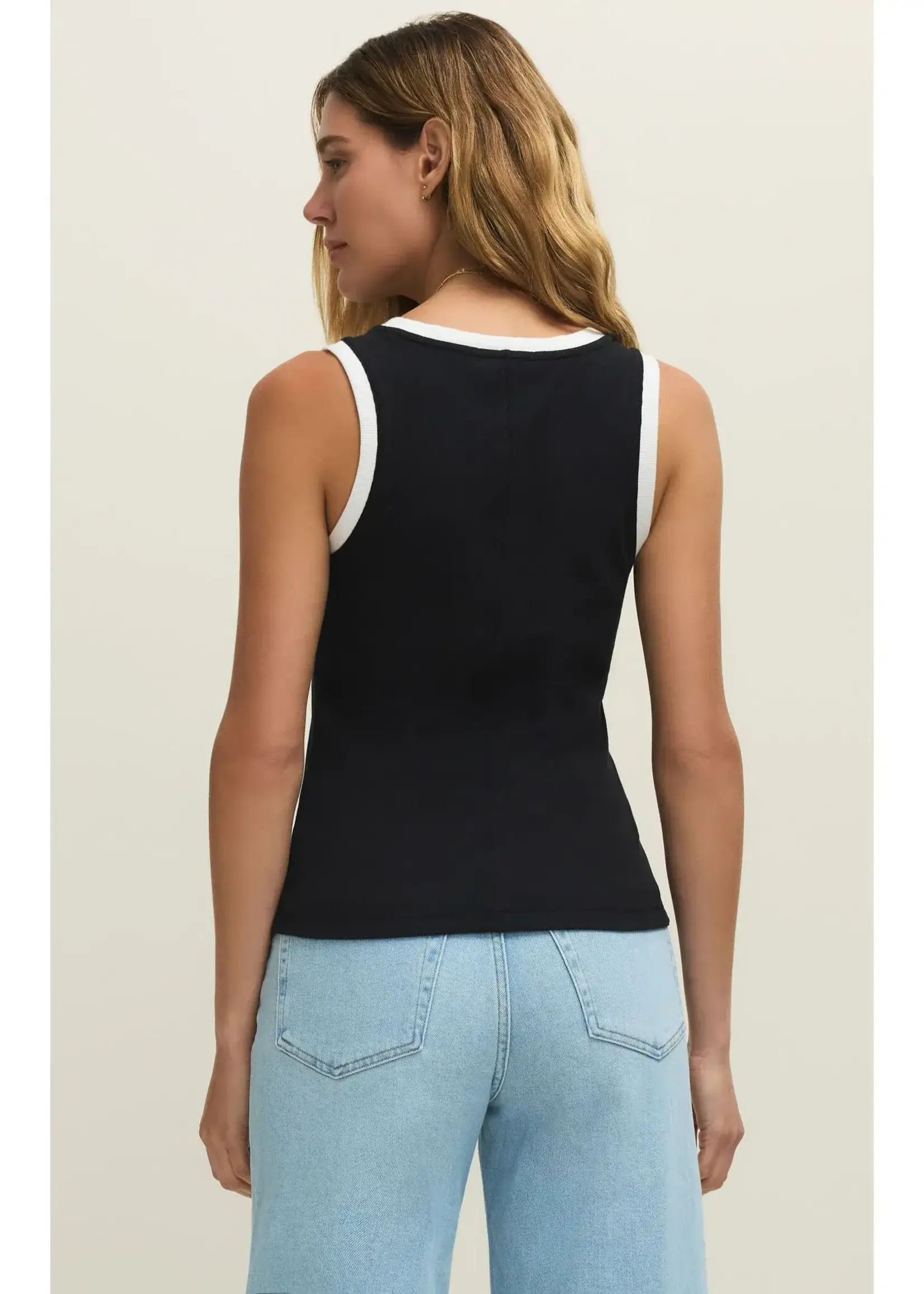 Z SUPPLY Sirena Colorblocked Rib Tank