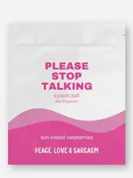 Peace, Love and Sarcasm PLEASE STOP TALKING Epson Salt Bath Soak