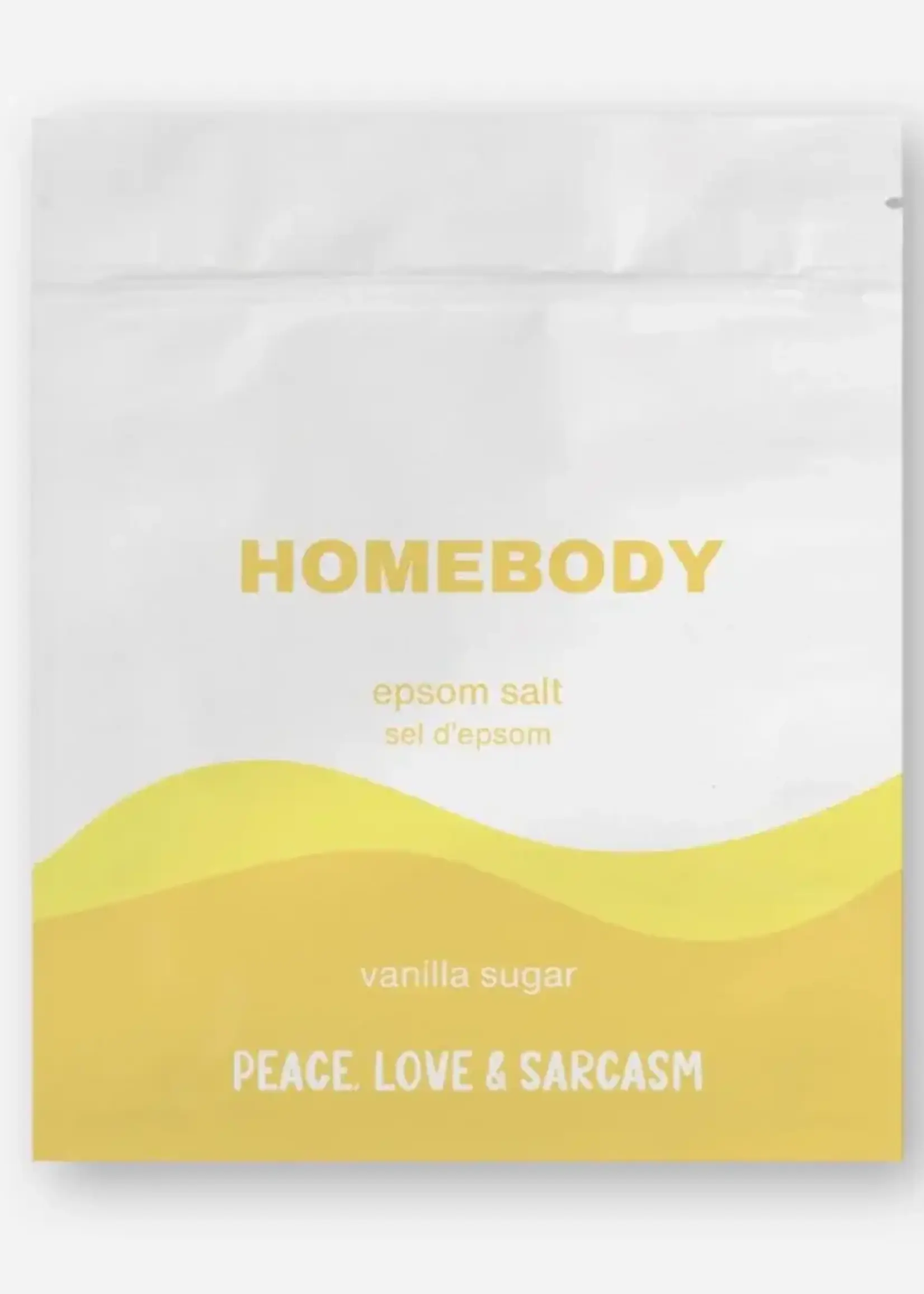 Peace, Love and Sarcasm HOMEBODY Epson Salt Bath Soak