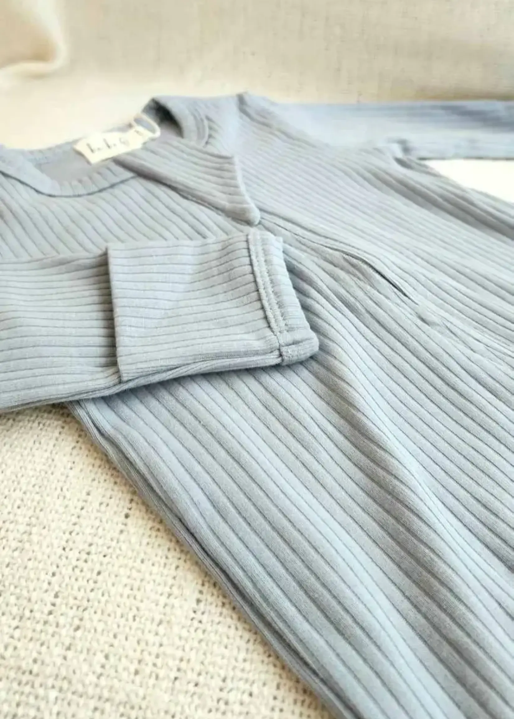 Ba.Be.O Organic Ribbed Infant Sleeper