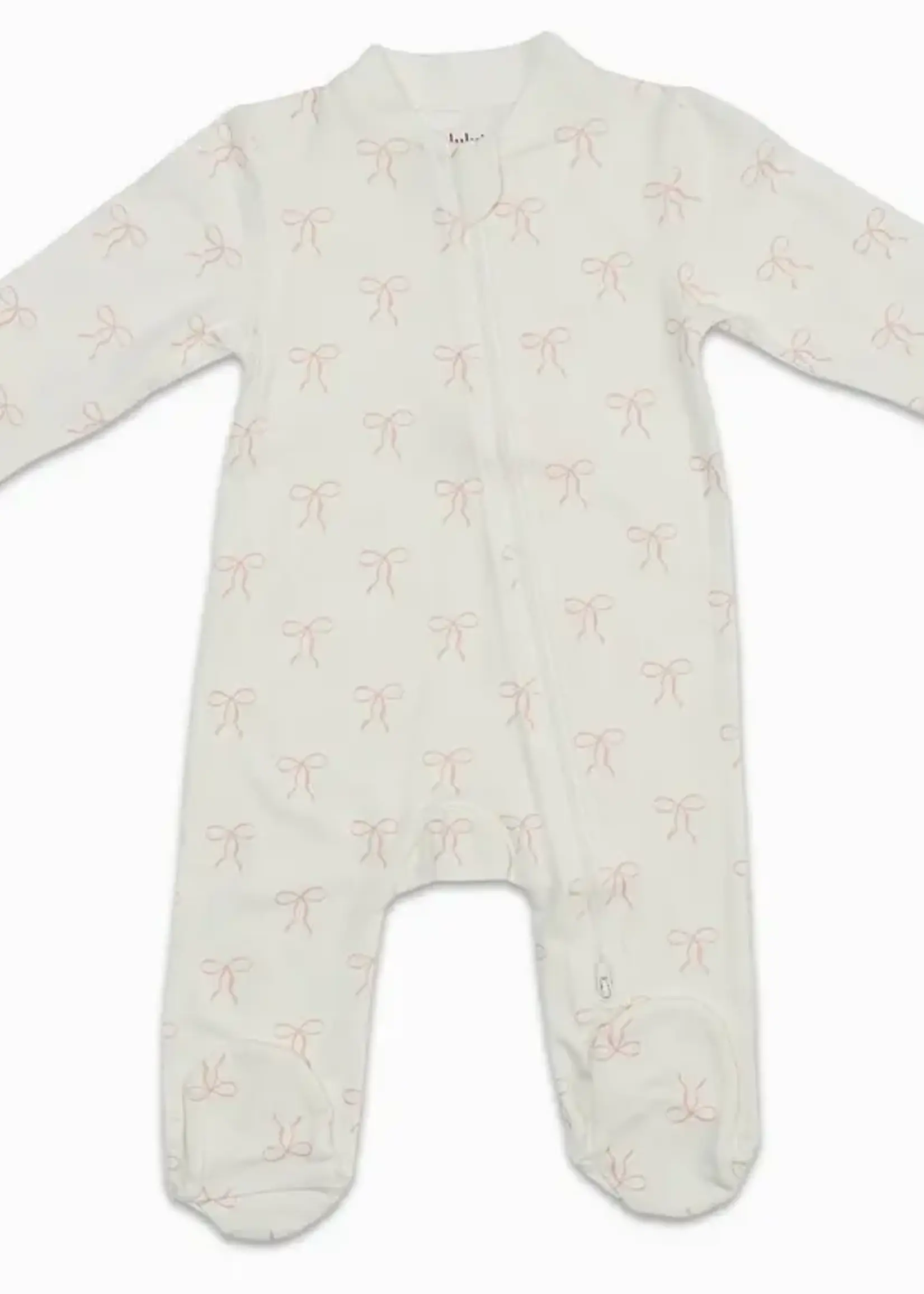 Lulujo Baby Bamboo Footed Sleepers