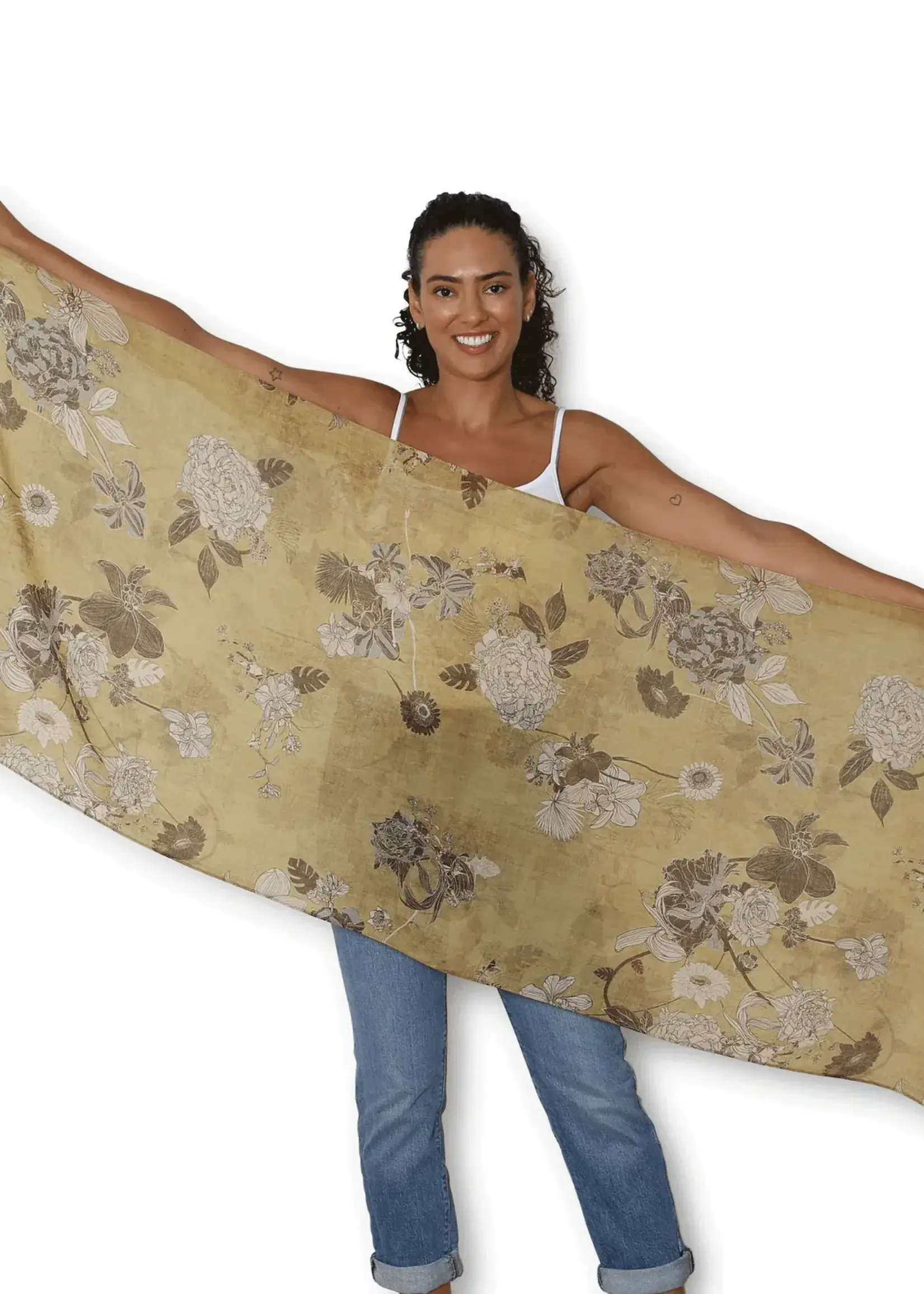 The Artist Label Oriente Foulard Viscose-Modal Scarf