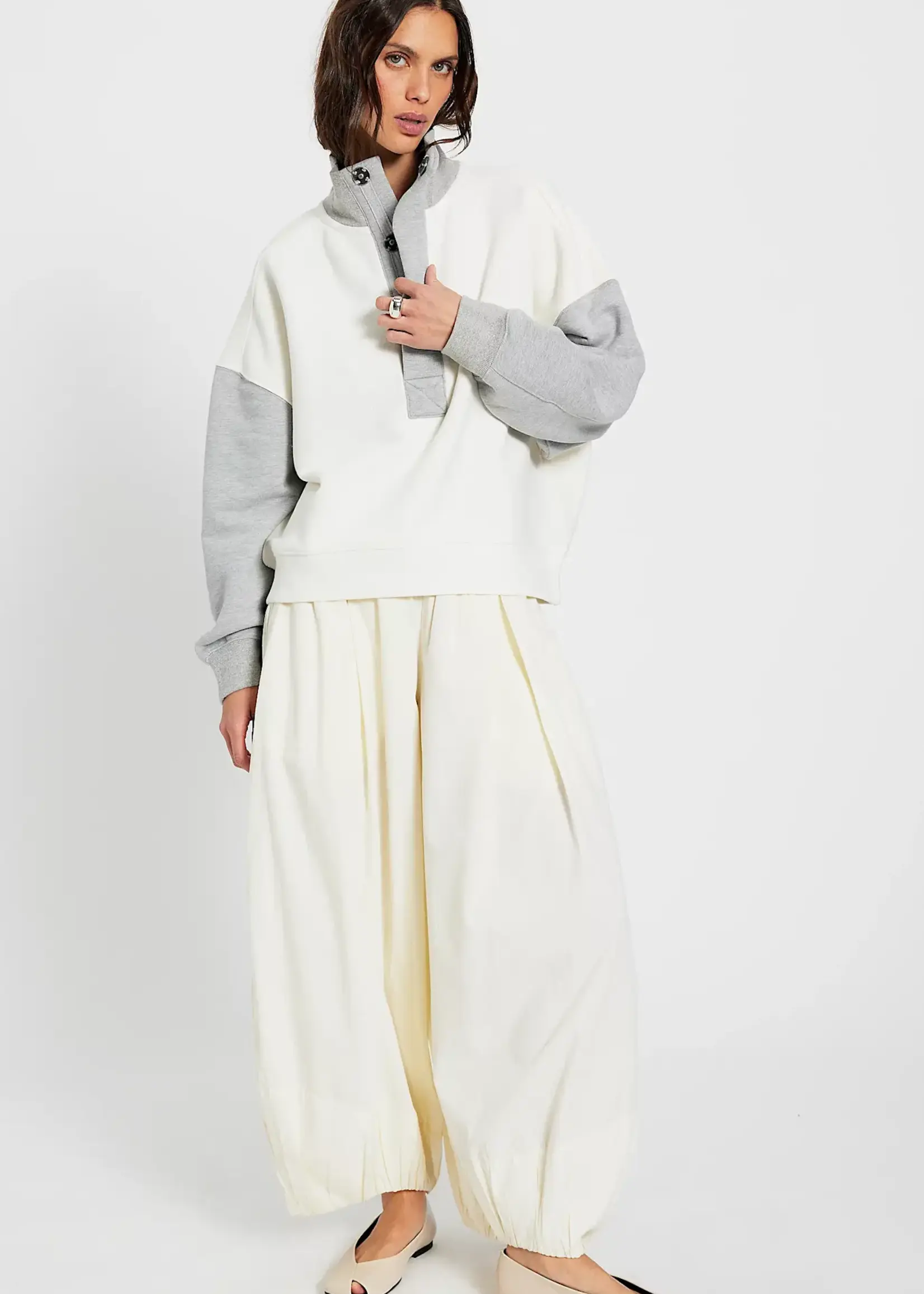 Free People Colorblock Timeless Pullover