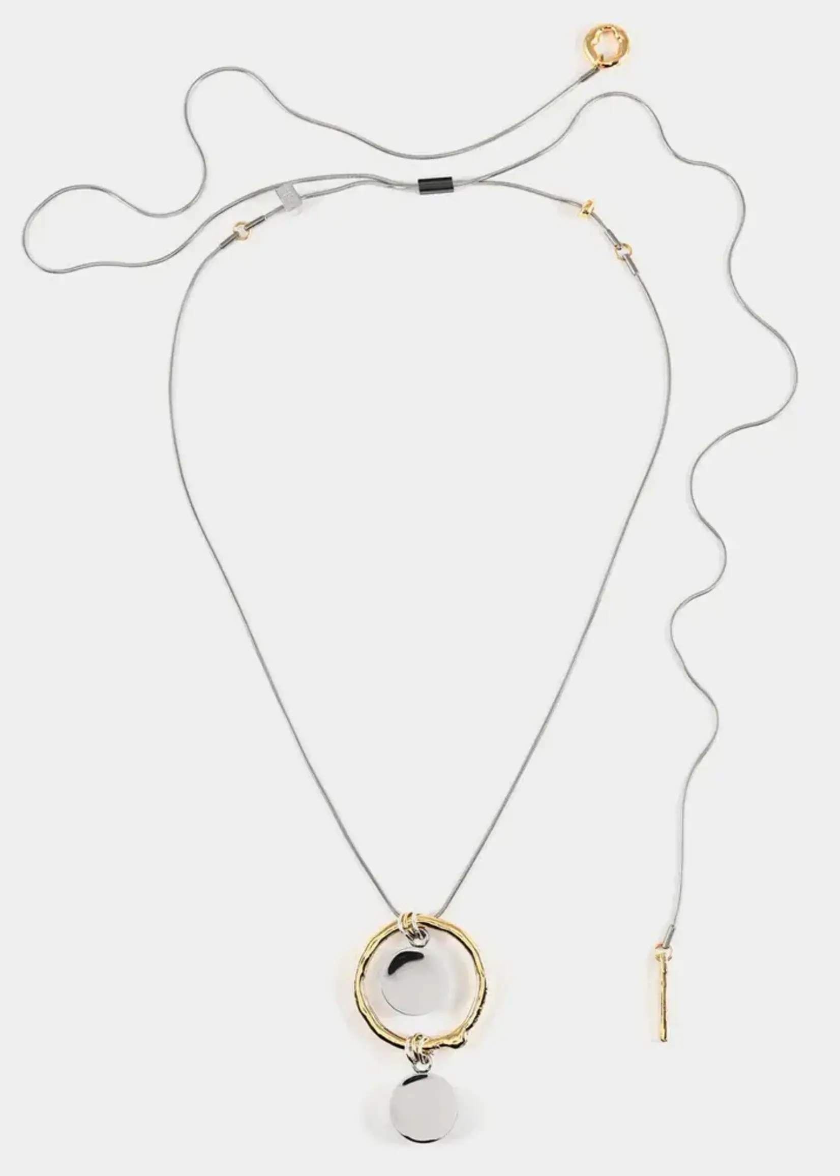 Anne-Marie Chagnon Sursum Two-Tone Memorial Necklace