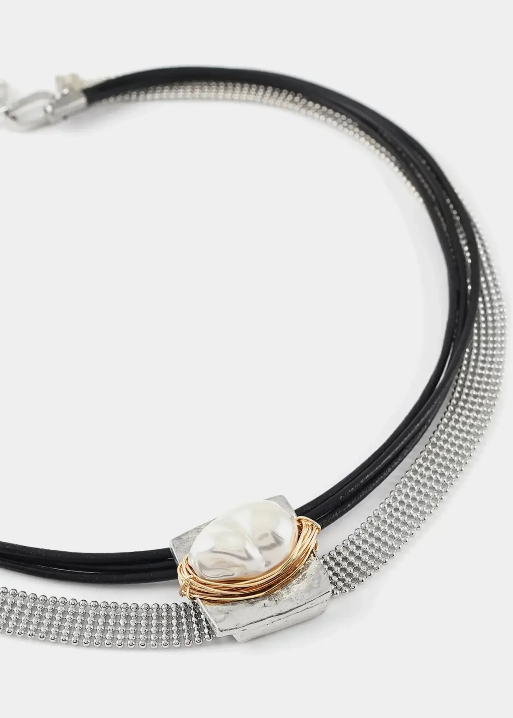 Anne-Marie Chagnon Rasbor Two-Tone Necklace