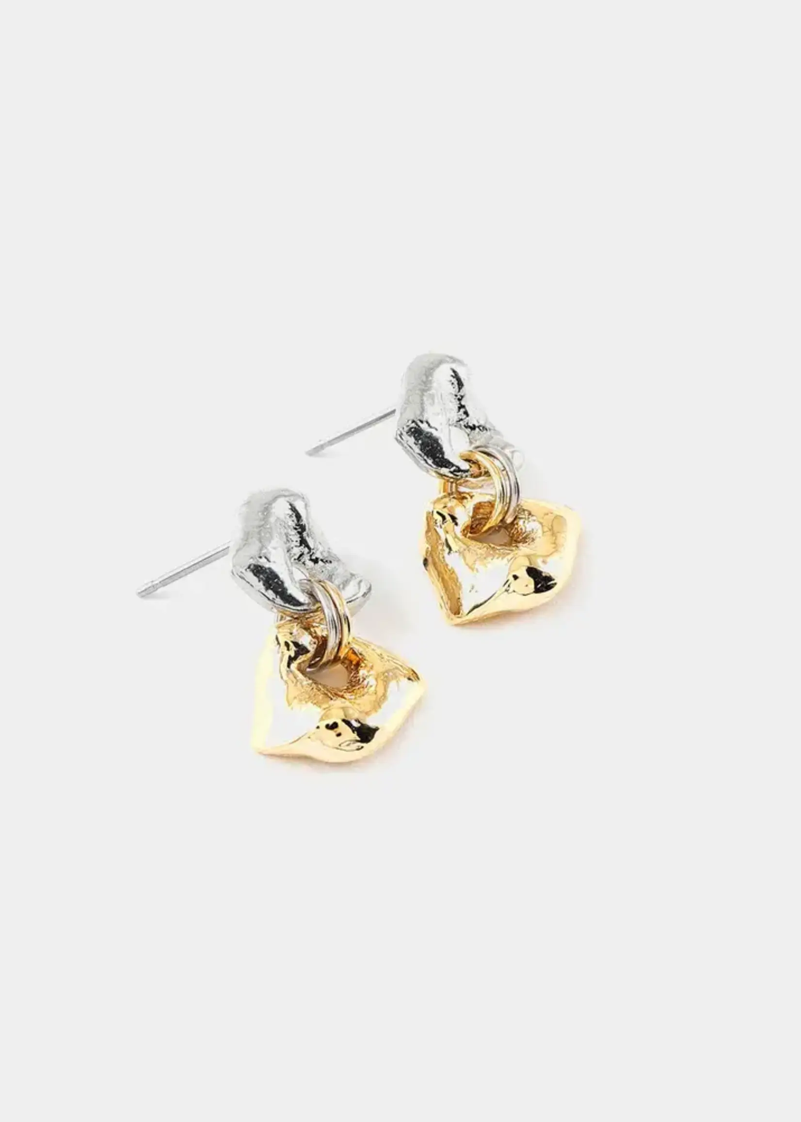 Anne-Marie Chagnon Fluvi Two-Tone Earrings