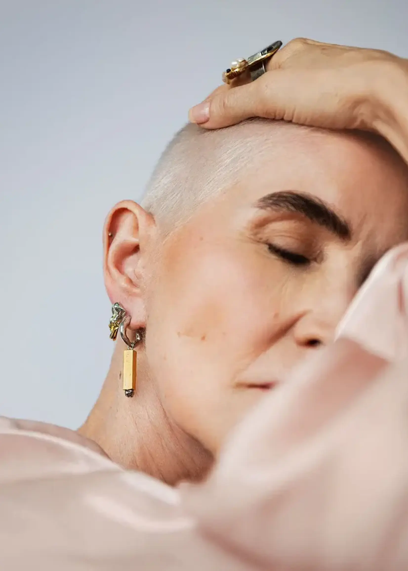 Anne-Marie Chagnon Fluvi Two-Tone Earrings