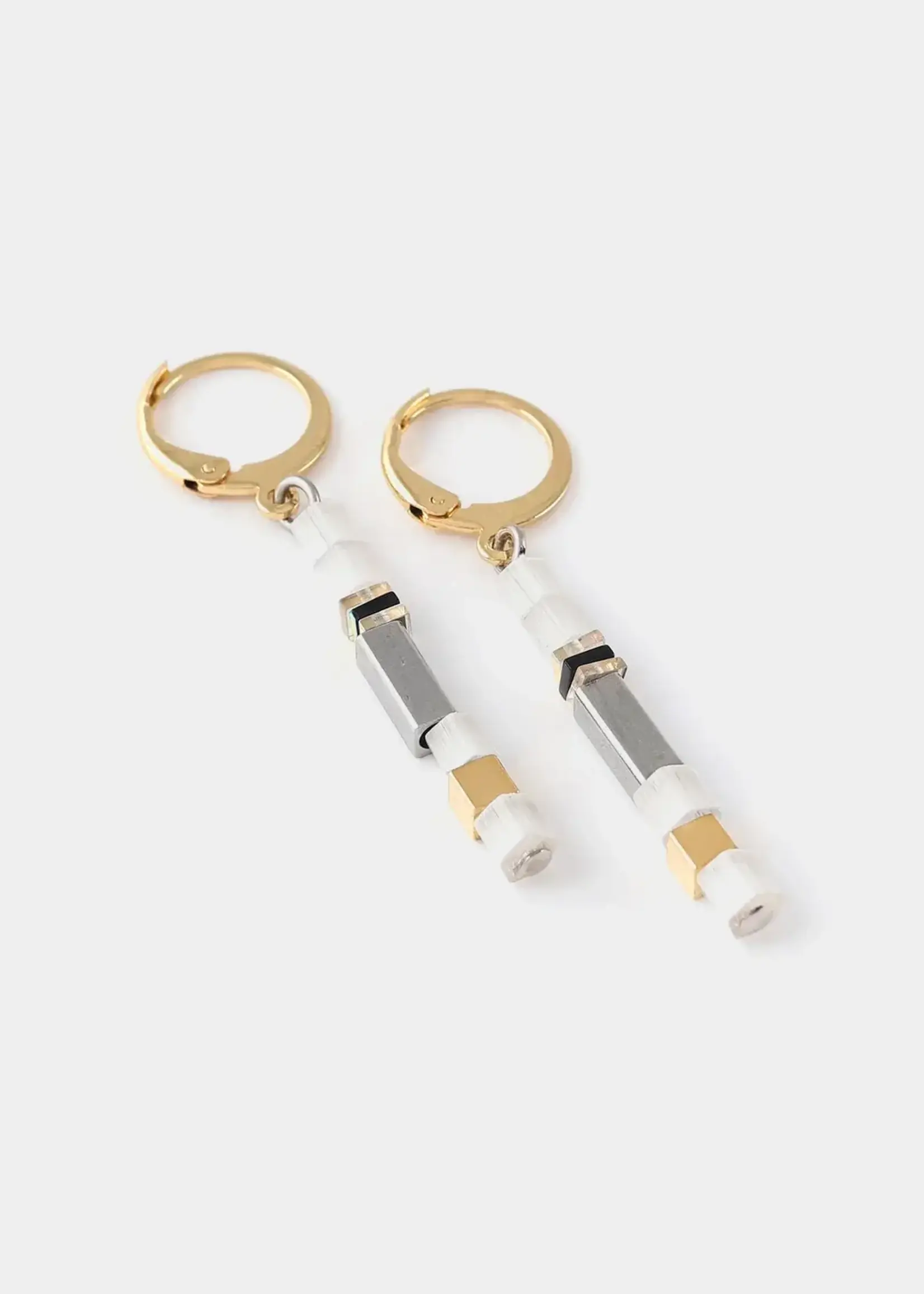 Anne-Marie Chagnon Eoline Two-Tone Earrings