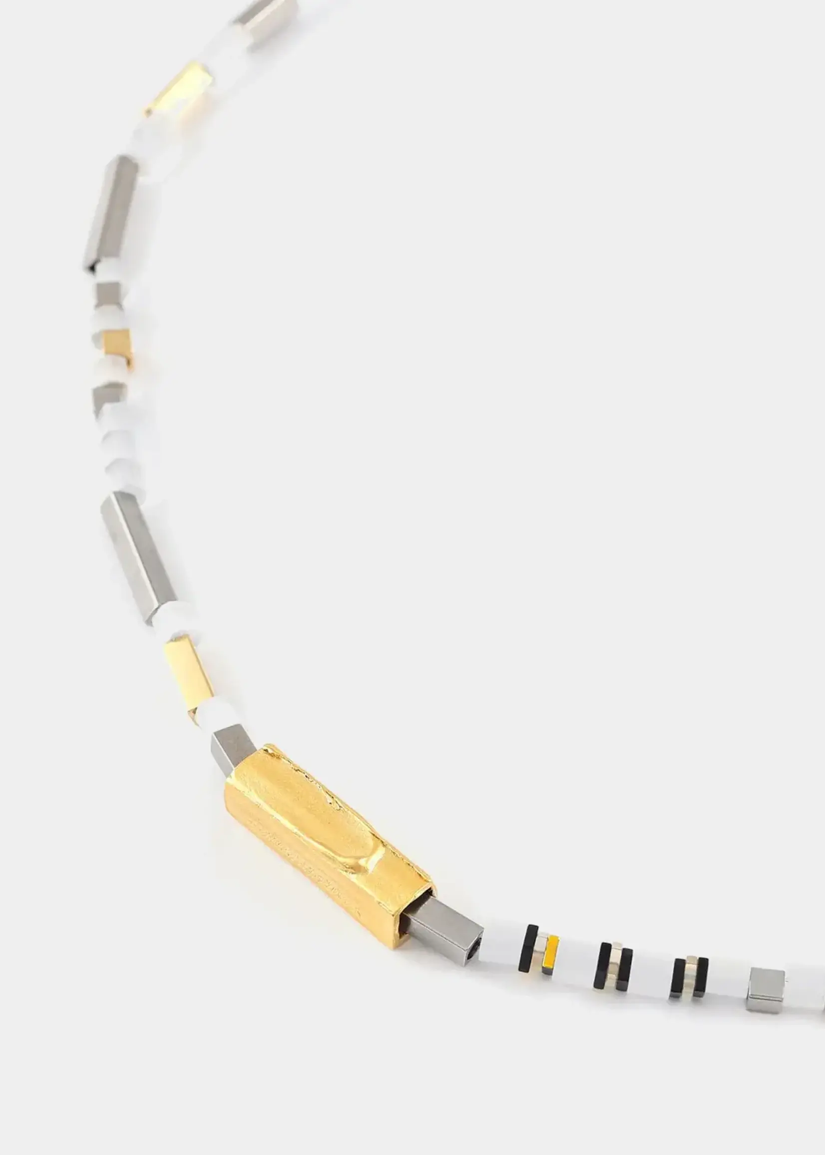 Anne-Marie Chagnon Ondina Two-Tone Necklace
