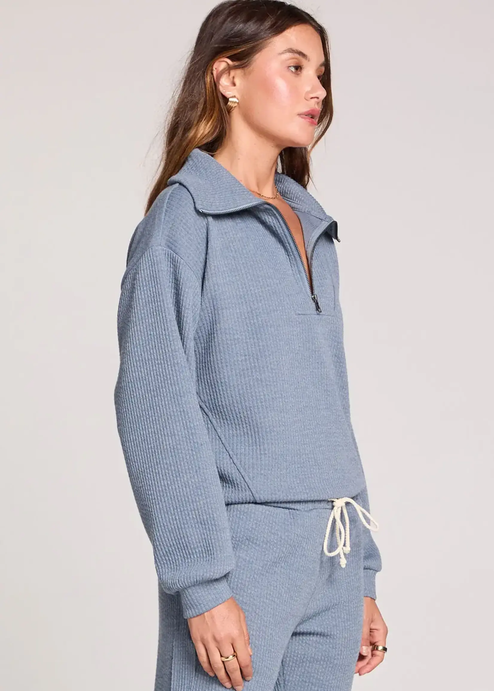 Saltwater Luxe Half Zip Seam Pullover