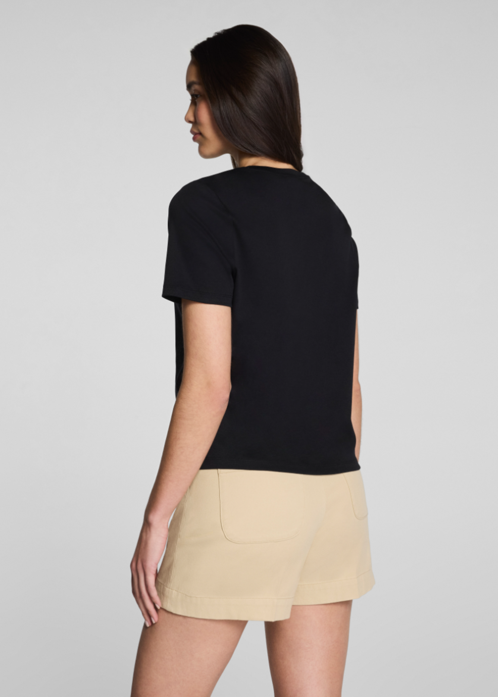 SPANX Lightweight Cotton Crew Tee