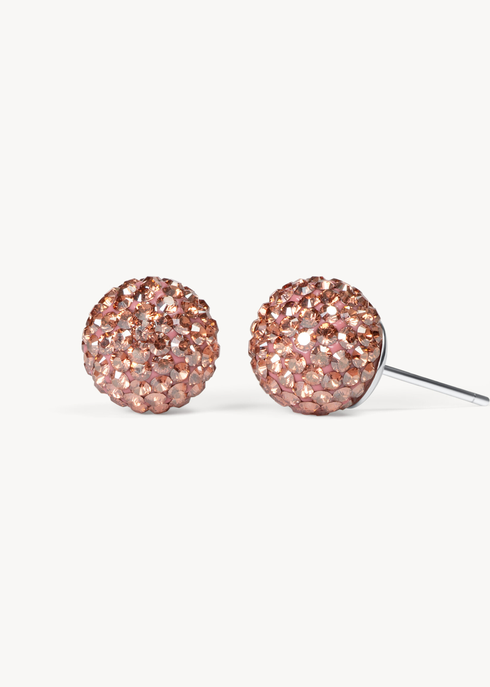 Hillberg & Berk Desert Rose Sparkle Ball™ Stud Earrings