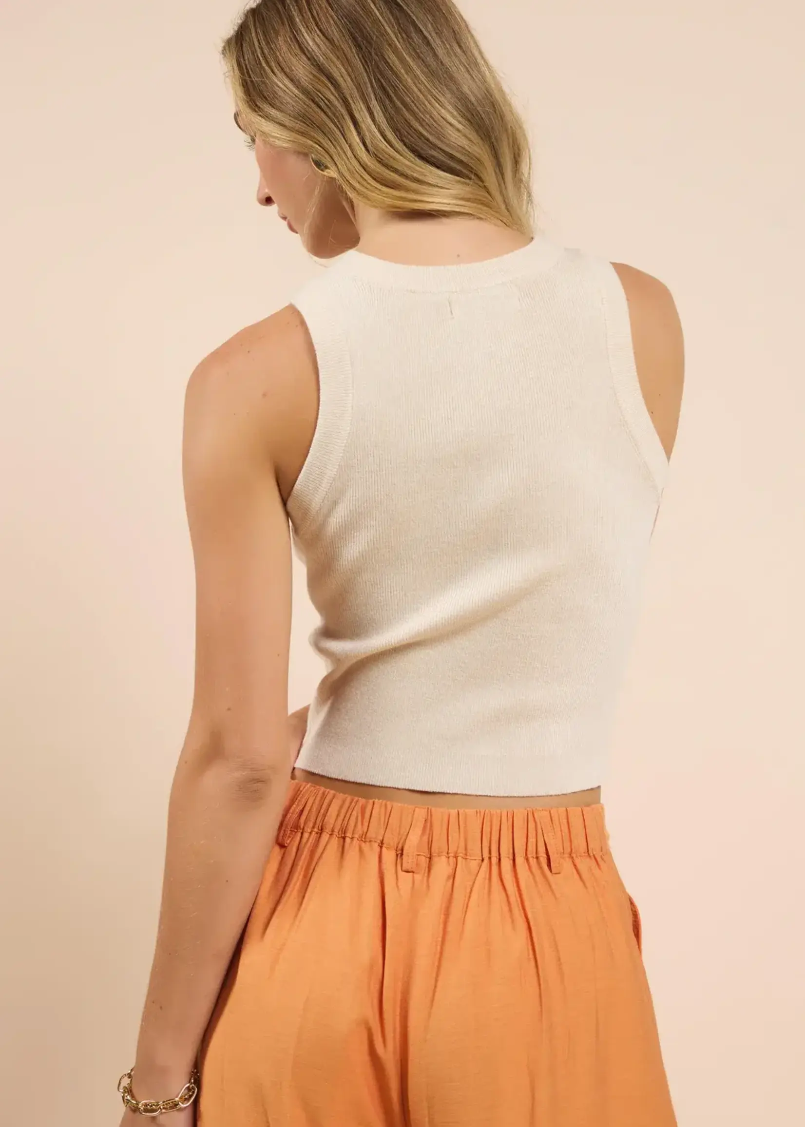 Sadie & Sage Alexis Boatneck Sweater Tank