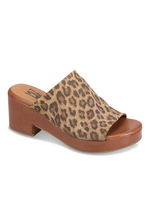 Miz Mooz Gwen Leopard Heeled Slide